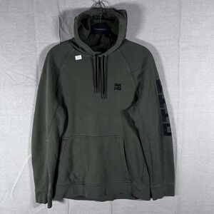 Alaskan Hardgear Duluth Trading Co Mens Medium Green Tough Cotton Hoodie AKHG